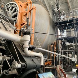 Quincy Mine Tours - World largest hoist, was used to lift copper, people and supplies in and out of the mine.