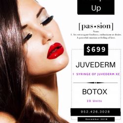 Aesthetica Skin Health & Wellness - December and January special. This ends January 31, 2019.