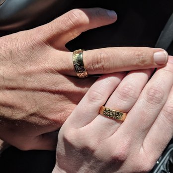 Elie Jewelry Design - Our 14k custom wedding bands for our anniversary! - Jewelry Near Me - Yelm, Washington Elie Jewelry Design - Our 14k custom wedding bands for our anniversary! - Jewelry Near Me - Yelm, Washington