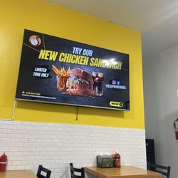 Supreme Wings - 85 inch tv