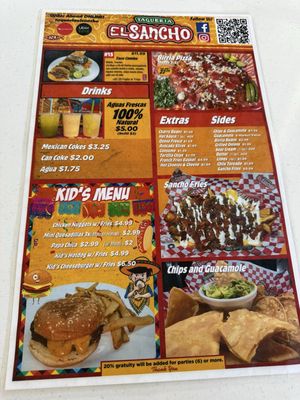 Menu photo 1 Taqueria El sancho McAllen, TX Menu photo 1 Taqueria El sancho McAllen, TX