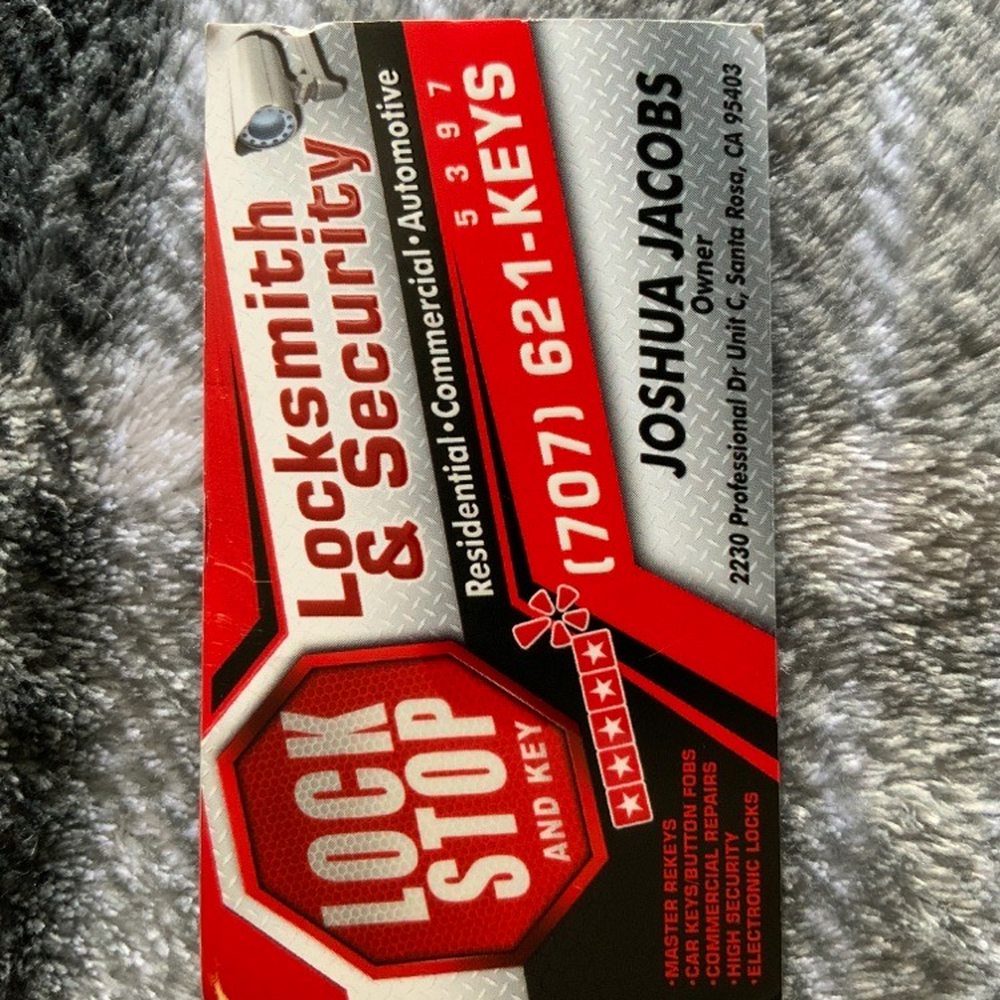 Lock Stop and Key - The key - Keys & Locksmiths Near Me - Santa Rosa, California