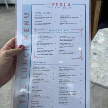 Perla Raw Bar - Menu - Seafood Near Me - Wilmington, North Carolina