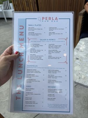 Menu photo 2 Perla Raw Bar Wilmington, NC