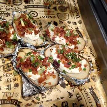 Moohan Korean BBQ - Baked potato. - Korean Near Me - Los Angeles, California Moohan Korean BBQ - Baked potato. - Korean Near Me - Los Angeles, California