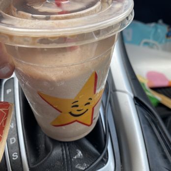 Hardee's - Chocolate shake before I tossed it. What a waste! - Fast Food Near Me - Pittsboro, North Carolina