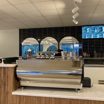 Coco and Hazel - a coffee machine in a coffee shop - Desserts Near Me - Richmond, Virginia