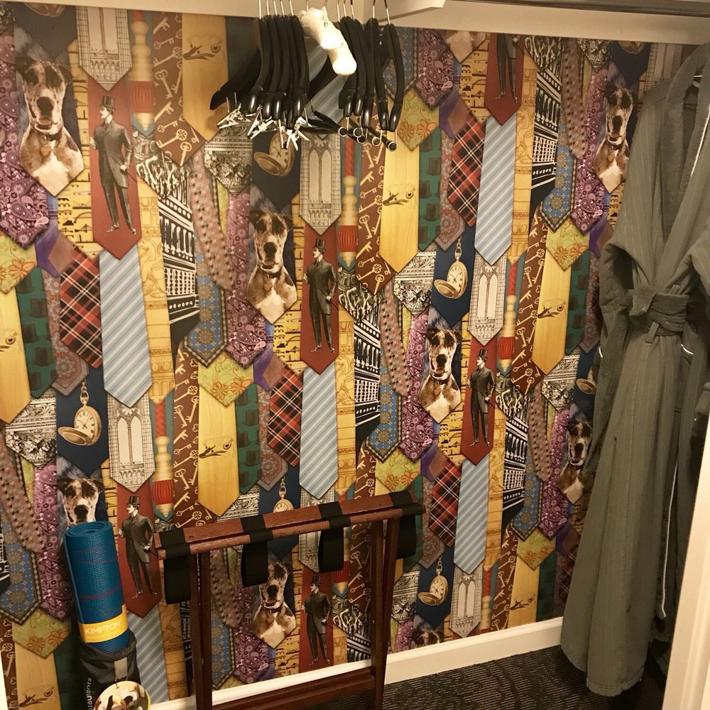 Kimpton Hotel Monaco Pittsburgh - Even the closet is adorable - plus they have a yoga mat, robes and umbrellas to use - Hotels Near Me - Pittsburgh, Pennsylvania Kimpton Hotel Monaco Pittsburgh - Even the closet is adorable - plus they have a yoga mat, robes and umbrellas to use - Hotels Near Me - Pittsburgh, Pennsylvania