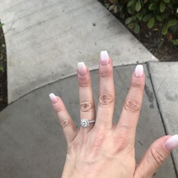 Gloss Nails Studio - Pink and white ombré - Nail Salons Near Me - Santa Clarita, California Gloss Nails Studio - Pink and white ombré - Nail Salons Near Me - Santa Clarita, California