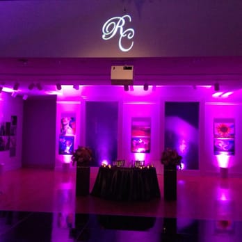 California DJs - This was from my daughters wedding. Purple LED Uplights & their initials overhead. Beautiful!!! - DJs Near Me - Costa Mesa, California