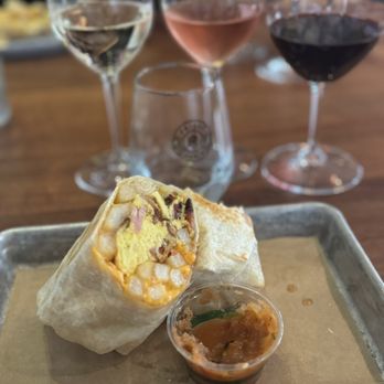 The Kitchen At Priest Ranch - Breakfast burrito with bacon - Wine Bars Near Me - Yountville, California The Kitchen At Priest Ranch - Breakfast burrito with bacon - Wine Bars Near Me - Yountville, California