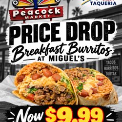 Miguel’s Salsa - Price drop on Breakfast Burrito specials!