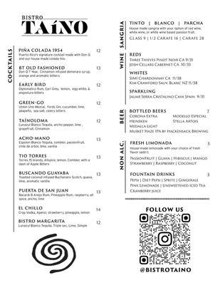 Menu photo 8 Bistro Taino Bogota, NJ Menu photo 8 Bistro Taino Bogota, NJ