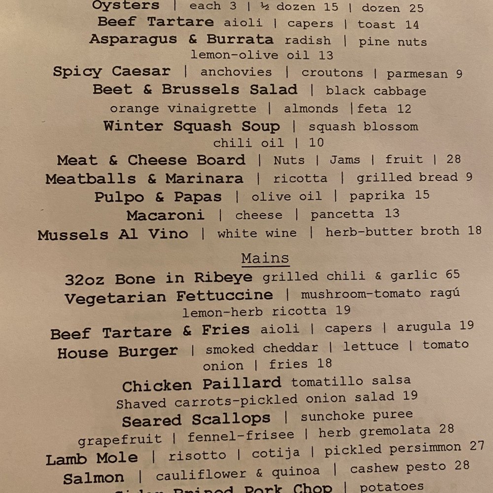 Valentina - Menu - Seafood Near Me - Encinitas, California Valentina - Menu - Seafood Near Me - Encinitas, California