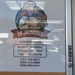 Panaderia La Jalisience - 6/24/22 Hours posted on their door.