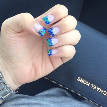 Nail Tech - Another fill by my favorite Cynthia!  Loving my colored tips - Nail Salons Near Me - Ceres, California