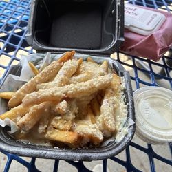 Garlic parmesan fries