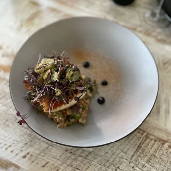 Olive & Hay - Pan Roasted Halibut - Italian Near Me - Napa, California