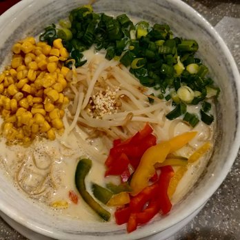 Tampopo Ramen - Veggie soymilk ramen ( added corn and onions) - Ramen Near Me - Tempe, Arizona