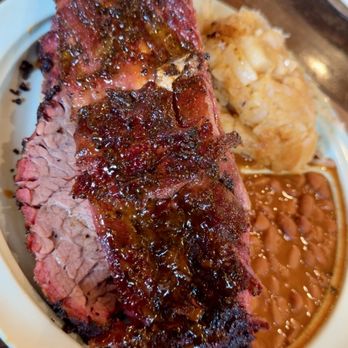 The Salt Lick BBQ - Brisket and bison rib plate - Barbeque Near Me - Driftwood, Texas The Salt Lick BBQ - Brisket and bison rib plate - Barbeque Near Me - Driftwood, Texas
