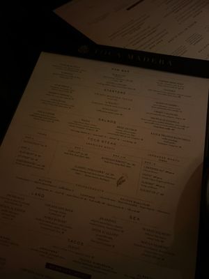 Menu photo 2 Toca Madera Las Vegas Las Vegas, NV Menu photo 2 Toca Madera Las Vegas Las Vegas, NV