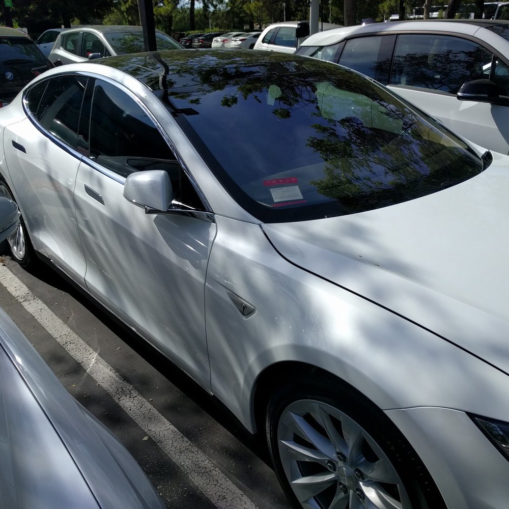 Lara's Tint - 2016 Model S - 35% front, 20% rear. - Car Window Tinting Near Me - Redwood City, California Lara's Tint - 2016 Model S - 35% front, 20% rear. - Car Window Tinting Near Me - Redwood City, California