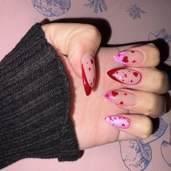 Dash Nails - Valentines set - Nail Salons Near Me - Long Island city , New York Dash Nails - Valentines set - Nail Salons Near Me - Long Island city , New York