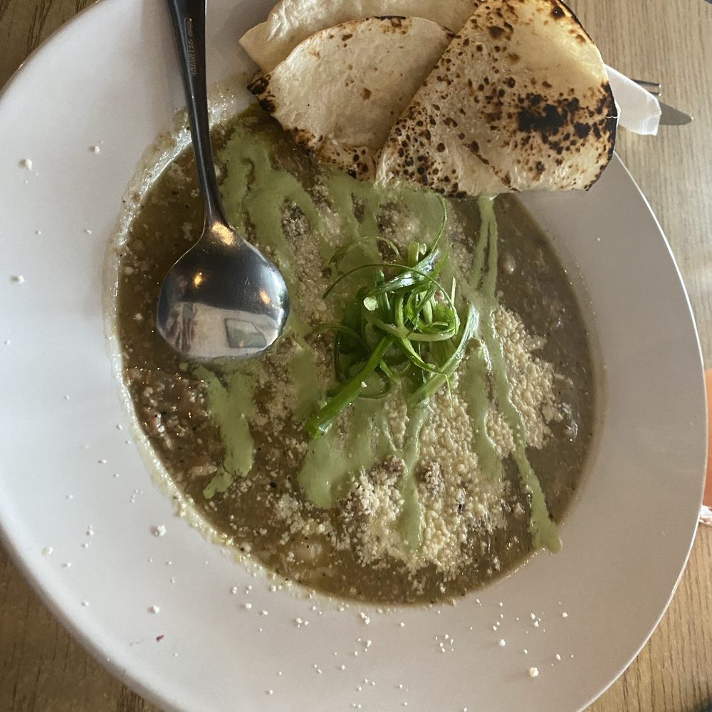 Elliotts an Urban Kitchen - Green chili pork with tortillas - New American Near Me - Spokane, Washington Elliotts an Urban Kitchen - Green chili pork with tortillas - New American Near Me - Spokane, Washington