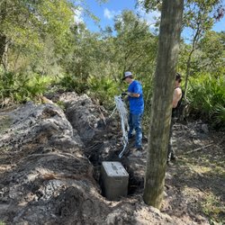 Davis Electric Services - Hand hole with underground main service feeder installation