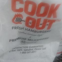 Cook Out - Takeout bag