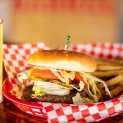 Red Barrel Bar and Grill - Our burgers are our pride and joy!  Each burger patty is hand made from local beef.