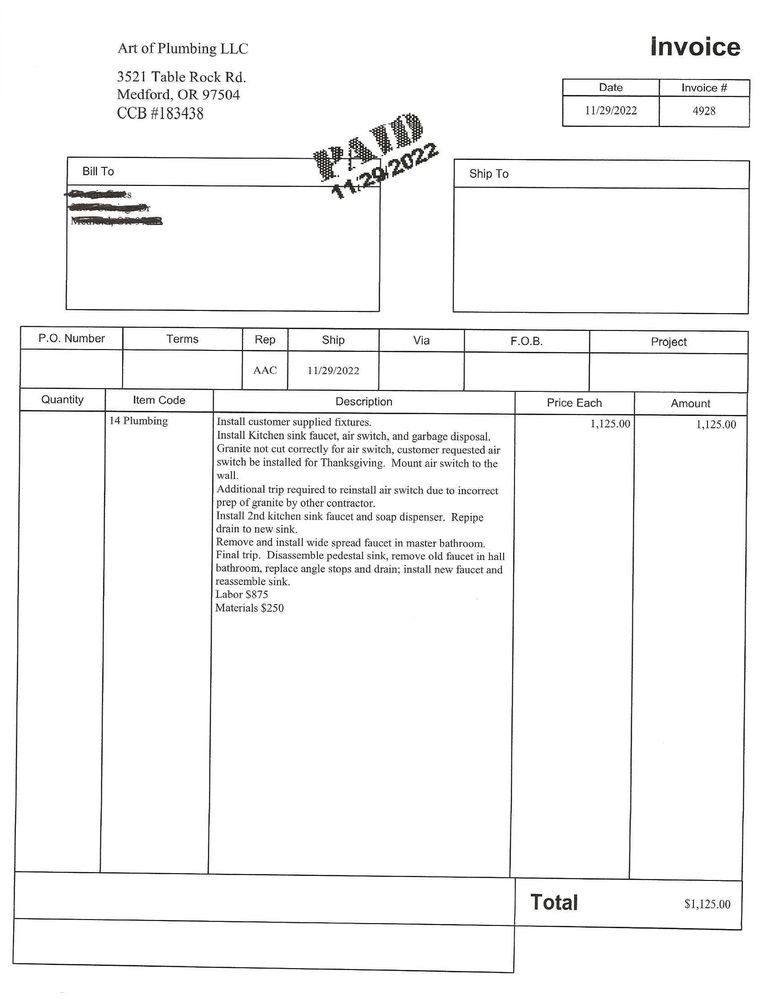 Slide of Art Of Plumbing