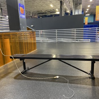 Sky Zone Trampoline Park - Sections closed off by benches and live cords. - Trampoline Parks Near Me - Danvers, Massachusetts