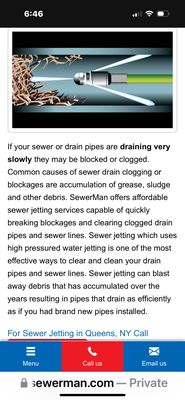 Harry sewer & drain service Logo