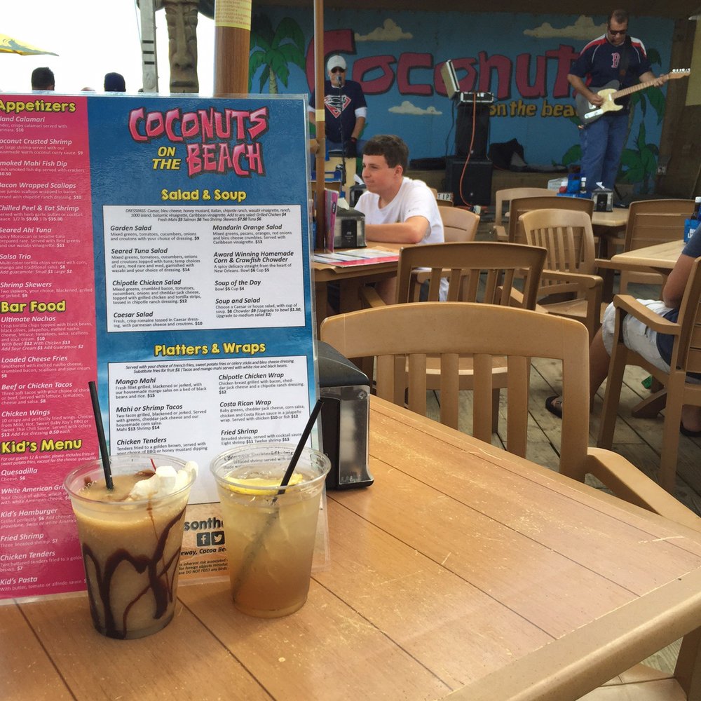 Coconuts On The Beach - Dirty banana and ultimate margarita with live band! - Bars Near Me - Cocoa Beach, Florida