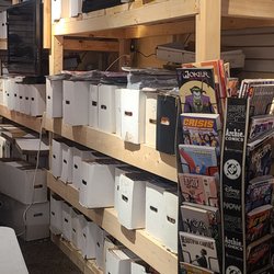 Zone Comics and Games - Dozens of boxes of back issues not at all in any order