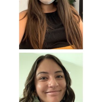 Bella Salon - before and after of my haircut ‍ - Hair Salons Near Me - Austin, Texas
