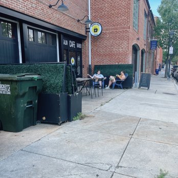Morning Mugs Coffee - Outside seating & entrance - Coffee & Tea Near Me - Baltimore, Maryland