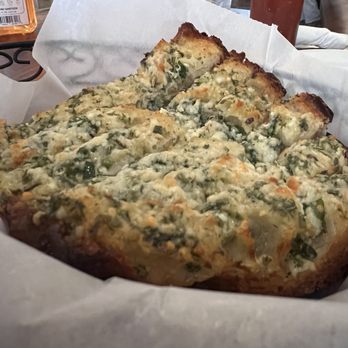 The Queensboro - Clam Garlic Clam Bread - Gastropubs Near Me - Jackson Heights, New York The Queensboro - Clam Garlic Clam Bread - Gastropubs Near Me - Jackson Heights, New York