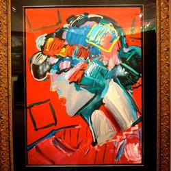 Karis Art Gallery - Crimson Lady by Peter Max