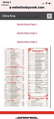 Menu photo 4 China King Sparks, NV Menu photo 4 China King Sparks, NV