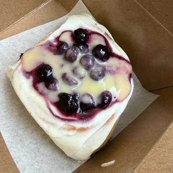 The Roll - Lemon blueberry cinnamon roll - Coffee & Tea Near Me - Cincinnati, Ohio