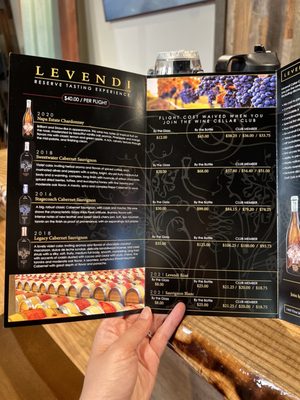 Menu photo 2 Levendi Winery & Tasting Room Napa, CA Menu photo 2 Levendi Winery & Tasting Room Napa, CA
