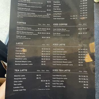 Ogawa Coffee - Menu Sep 2026 - Coffee & Tea Near Me - Boston, Massachusetts