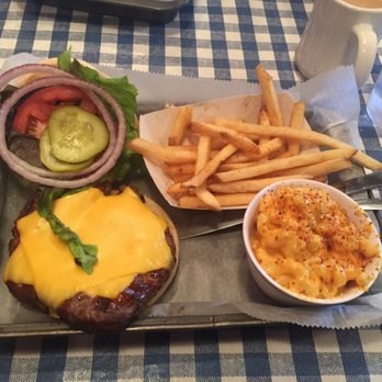Mark's Feed Store - BBQ burger, mac and cheese, spicy fries, and cole slaw. - Barbeque Near Me - Louisville, Kentucky Mark's Feed Store - BBQ burger, mac and cheese, spicy fries, and cole slaw. - Barbeque Near Me - Louisville, Kentucky
