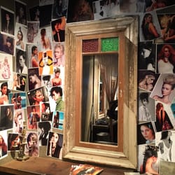 Prema Hair Salon - Surry Hills - Their glorious VIP chain room collage of all their work.