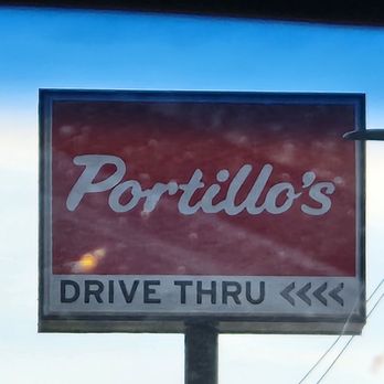 Portillo's - Kennesaw - Portillo's sign from the drive thru angle - Hot Dogs Near Me - Kennesaw, Georgia