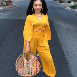 The Walk-In Closet Clothing Boutique - Two piece yellow set