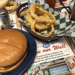 Hand cut and breaded onion rings Hand cut and breaded onion rings