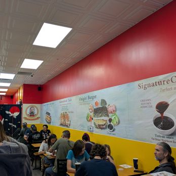 Onigiri Burgers - Seating indoors - Japanese Near Me - Sacramento, California Onigiri Burgers - Seating indoors - Japanese Near Me - Sacramento, California